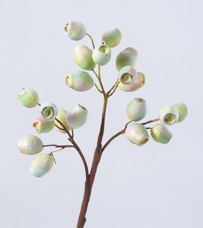 Artificial Gum Nut Pods and Olea Europaea Eucalyptus Fruit 22 Inch Bulk Wholesale