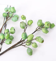Artificial Gum Nut Pods and Olea Europaea Eucalyptus Fruit 22 Inch Bulk Wholesale