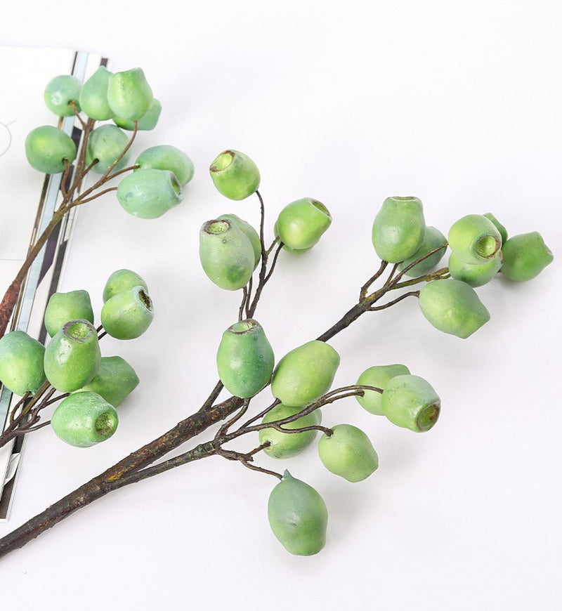 Artificial Gum Nut Pods and Olea Europaea Eucalyptus Fruit 22 Inch Bulk Wholesale