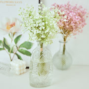 6 Pcs Artificial Gypsophila Baby's Breath Bouquet Bulk Wholesale Silk Flowers