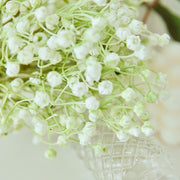 6 Pcs Artificial Gypsophila Baby's Breath Bouquet Bulk Wholesale Silk Flowers