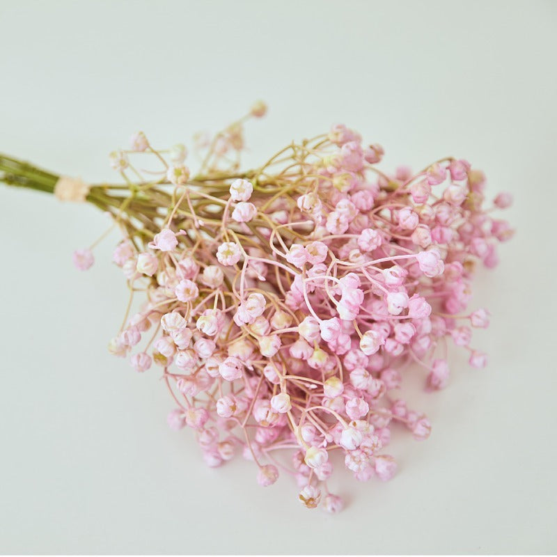 6 Pcs Artificial Gypsophila Baby's Breath Bouquet Bulk Wholesale Silk Flowers