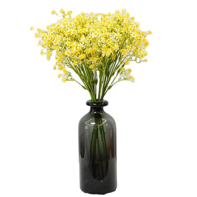 19 Inch Silk Baby's Breath Stems, 10 Pcs Artificial Flower Branch Spray Bouquet for Wedding Arrangement