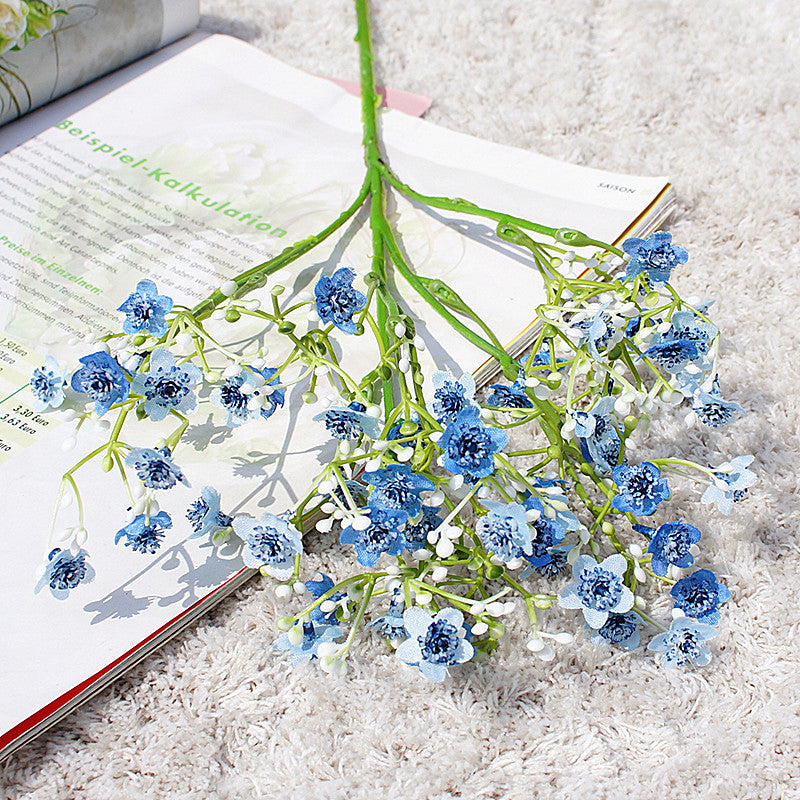 19 Inch Silk Baby's Breath Stems, 10 Pcs Artificial Flower Branch Spray Bouquet for Wedding Arrangement