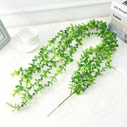 47 Inch Artificial Hanging Vines Garland 10 Pcs Green Boxwood UV Resistant
