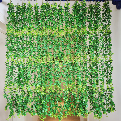 47 Inch Artificial Hanging Vines Garland 10 Pcs Green Boxwood UV Resistant