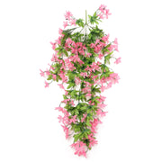 Artificial Hanging Spring Flower Garland 6 Ft UV Resistant Bulk Patio Garden Decor