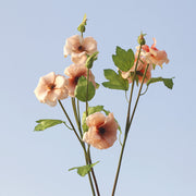 25 Inch Artificial Hibiscus Flower Stems 10 Pcs Silk Faux Floral Bulk