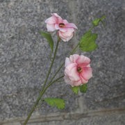 25 Inch Artificial Hibiscus Flower Stems 10 Pcs Silk Faux Floral Bulk
