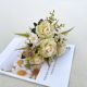 Artificial Hibiscus Flowers 6 Stems 11.8 Inch Realistic Silk Faux Floral for Home Decor Wedding