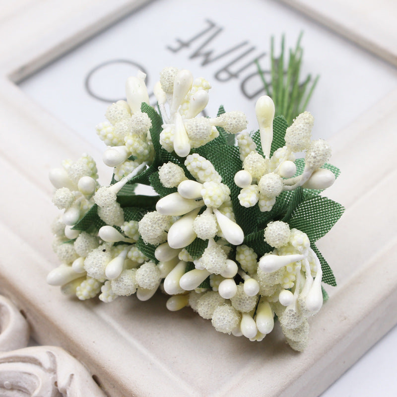 12 Inch Artificial Holly Berries on Wire, 12 Pcs Bulk for Crafts, Christmas Tree, Wreath DIY