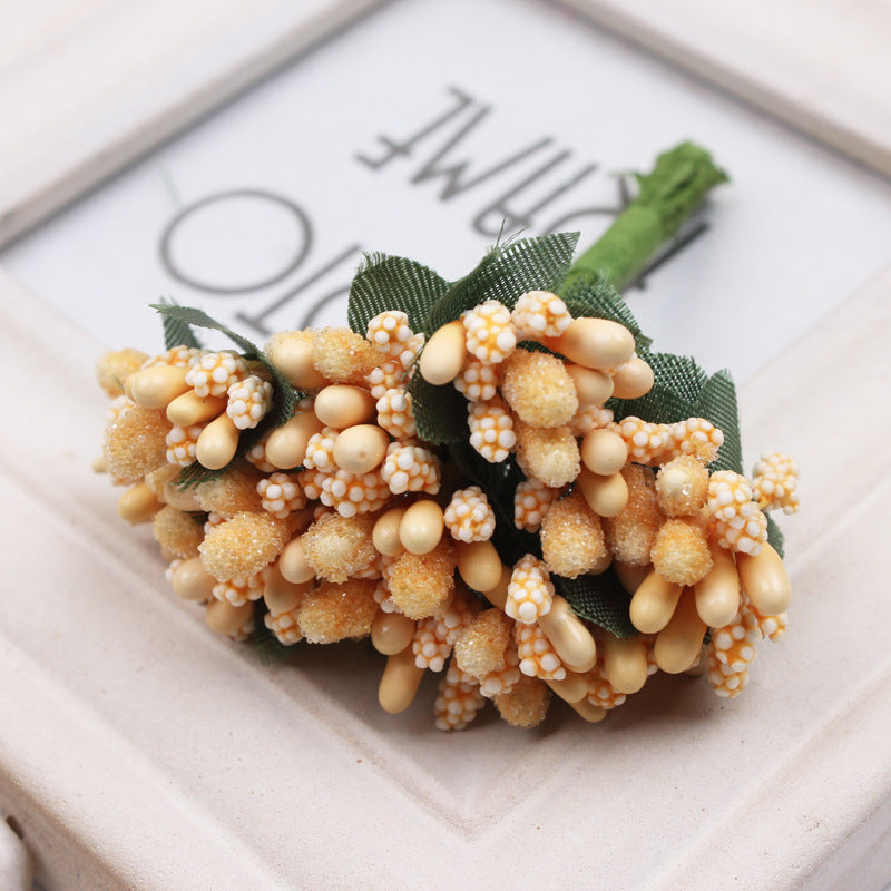 12 Inch Artificial Holly Berries on Wire, 12 Pcs Bulk for Crafts, Christmas Tree, Wreath DIY