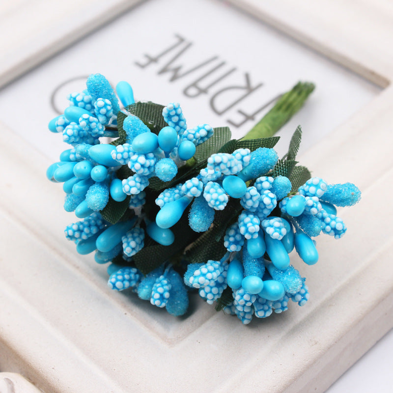 12 Inch Artificial Holly Berries on Wire, 12 Pcs Bulk for Crafts, Christmas Tree, Wreath DIY