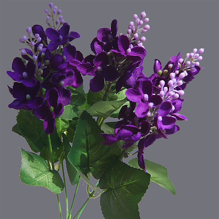 12 Inch Artificial Hyacinth Bush, Bulk Wholesale, Silk Flowers, Multiple Stems