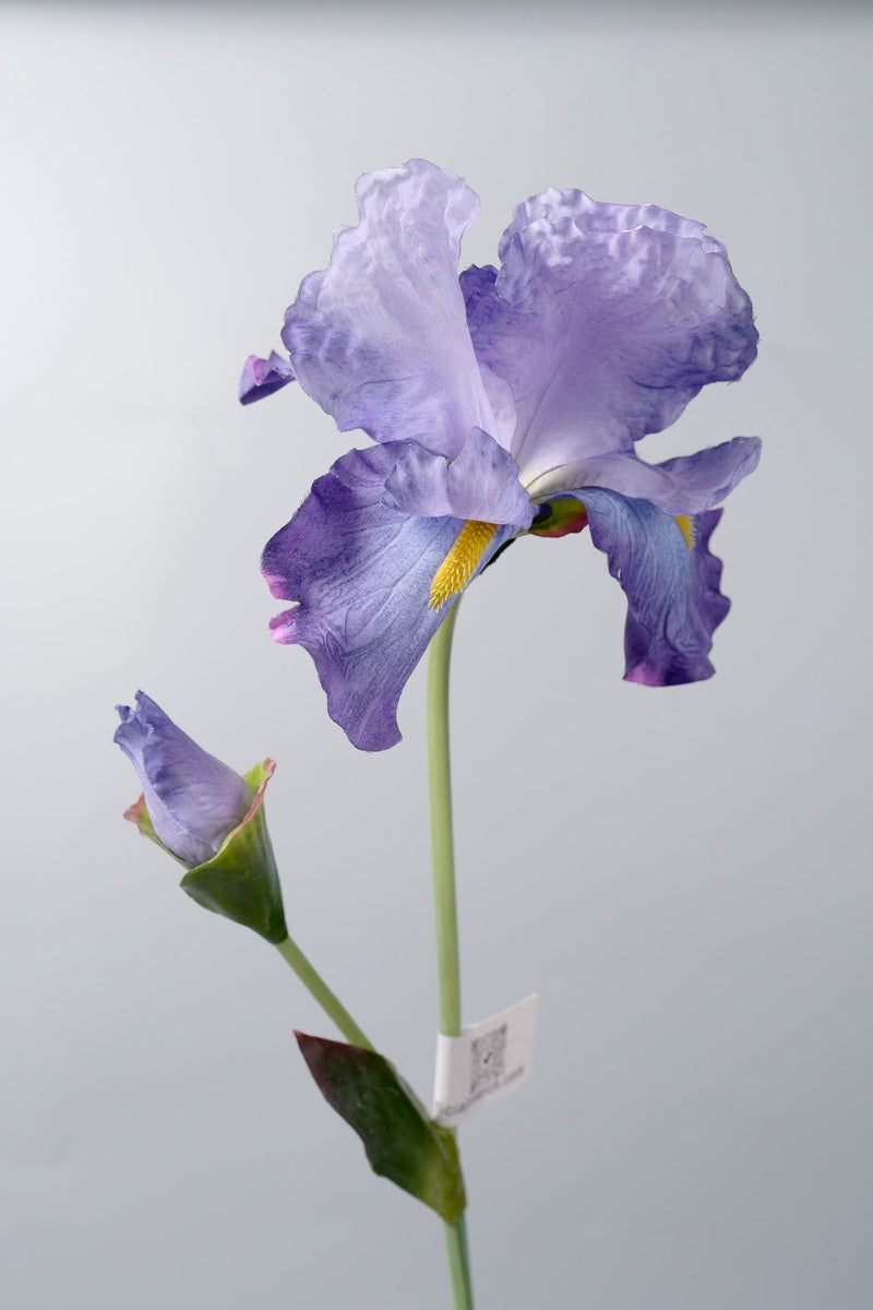 29 Inch Artificial Silk Iris Stem 10 Pcs Bulk Wholesale