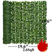 Artificial Ivy Privacy Fence Screen 6ft x 3ft Green Bulk Indoor Outdoor Garden Panel