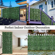 Artificial Ivy Privacy Fence Screen 6ft x 3ft Green Bulk Indoor Outdoor Garden Panel