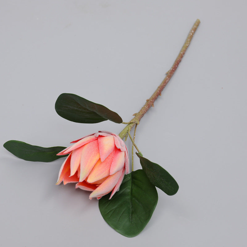 21 Inch Faux Protea Stems 10 Pcs Artificial Silk Flowers Bulk Arrangement