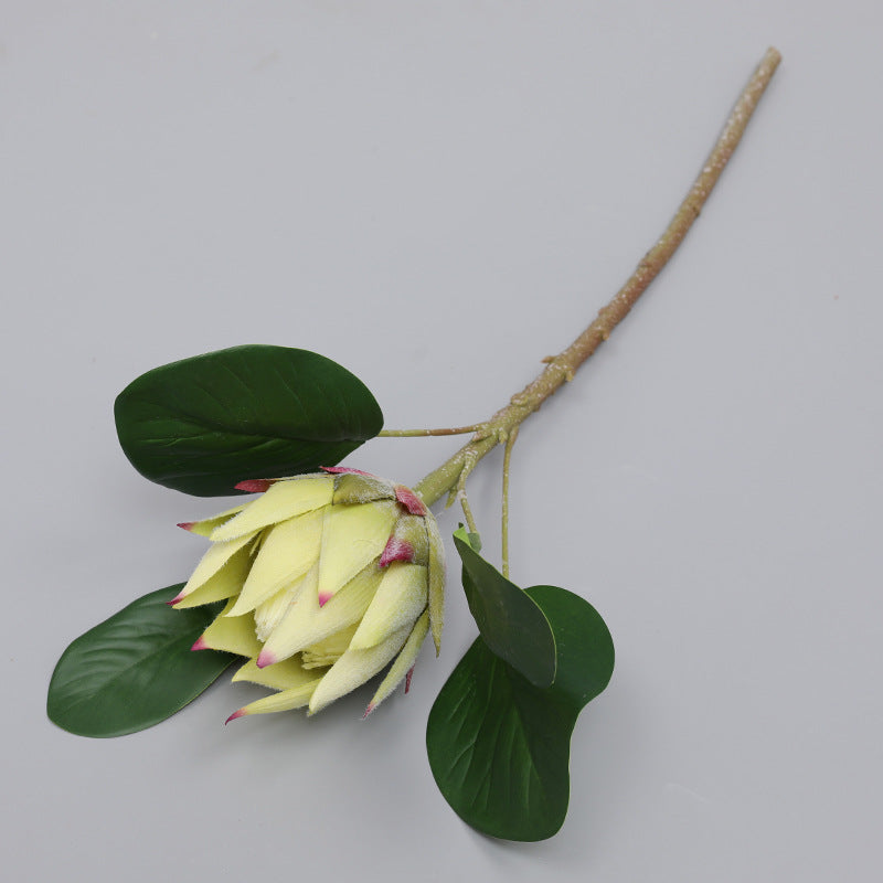 21 Inch Faux Protea Stems 10 Pcs Artificial Silk Flowers Bulk Arrangement