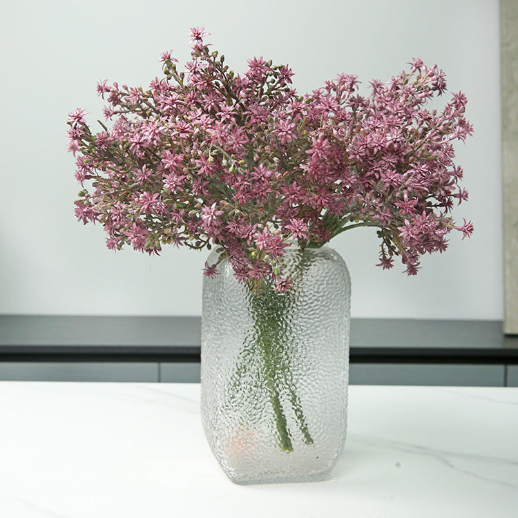 14 Inch Kukui Flower Bundle Bouquet, 10 Pcs Artificial Aleurites Moluccanus Flowers
