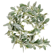 2 Pcs 13 Ft Artificial Flocked Lambs Ear Garland Silver Ragwort Foliage