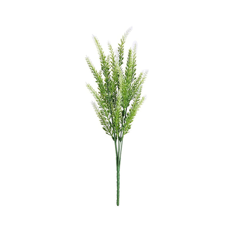 8 Pcs Lavender Artificial Flowers 12 Inch UV Resistant Faux Shrubs Greenery Decor