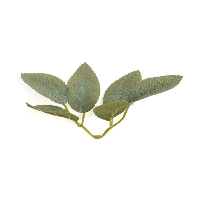 20 Pcs Real Touch Artificial Leaves Bulk Plant Leaves for Decoration