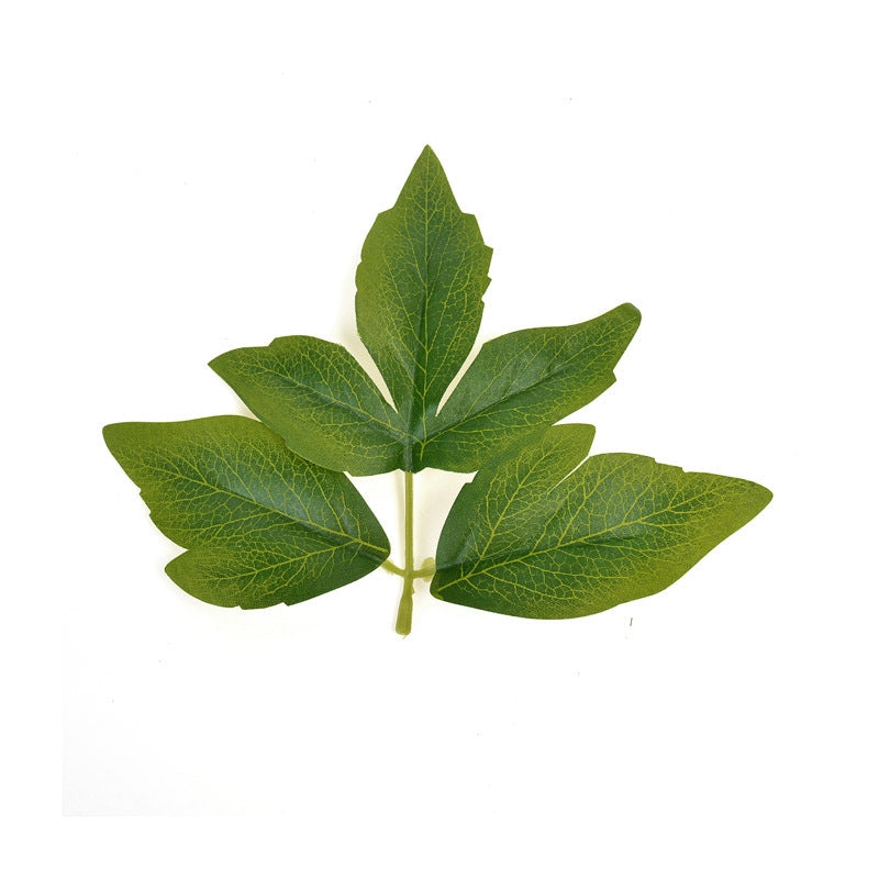 20 Pcs Real Touch Artificial Leaves Bulk Plant Leaves for Decoration