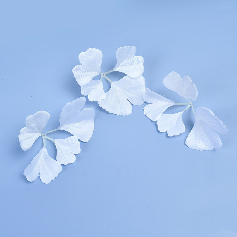 20 Pcs Real Touch Artificial Leaves Bulk Plant Leaves for Decoration