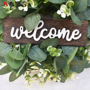 Artificial Eucalyptus Leaves 12 Inch 50 Pcs Bulk for Wreath Making and Decoration