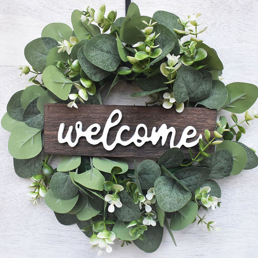 Artificial Eucalyptus Leaves 12 Inch 50 Pcs Bulk for Wreath Making and Decoration