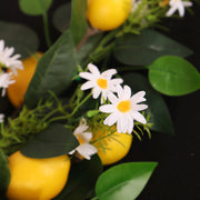 Artificial Flowers Bulk Lemon and Daisy Swags for Front Door Decor, 6 Pcs, Artificial Silk Floral Arrangement