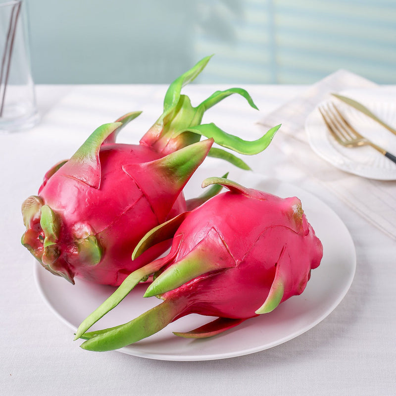 Artificial Pitaya Dragon Fruit 10 Pcs Lifelike Home Decoration Faux Fruit