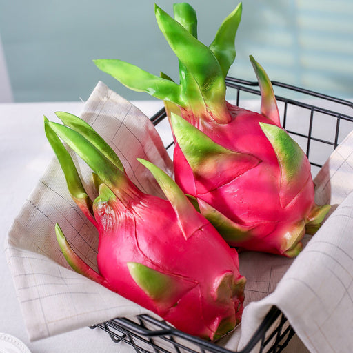 Artificial Pitaya Dragon Fruit 10 Pcs Lifelike Home Decoration Faux Fruit