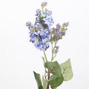 27 Inch Lilac Silk Flower Stems with Leaves 10 Pcs Artificial Floral Centerpiece