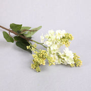 27 Inch Lilac Silk Flower Stems with Leaves 10 Pcs Artificial Floral Centerpiece