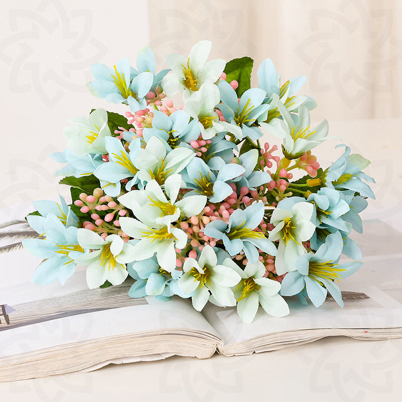 12 Inch Artificial Silk Lily Flowers Bush, Bulk Floral Arrangements, Wholesale Quantity