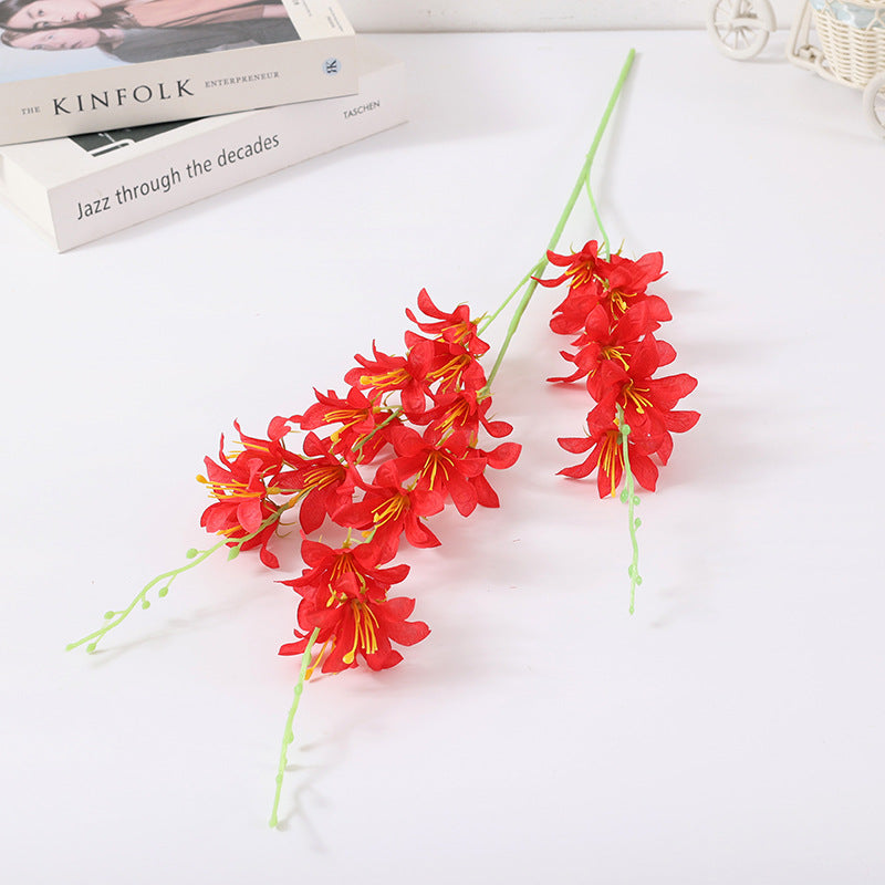 30 Inch Artificial Lily Stems Flowers Bulk 30 Pcs Silk Floral Stems