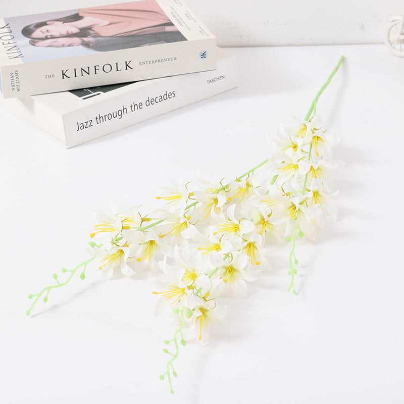 30 Inch Artificial Lily Stems Flowers Bulk 30 Pcs Silk Floral Stems