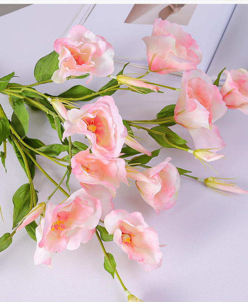29.5 Inch Artificial Silk Lisianthus Flower Stem Bulk Wholesale