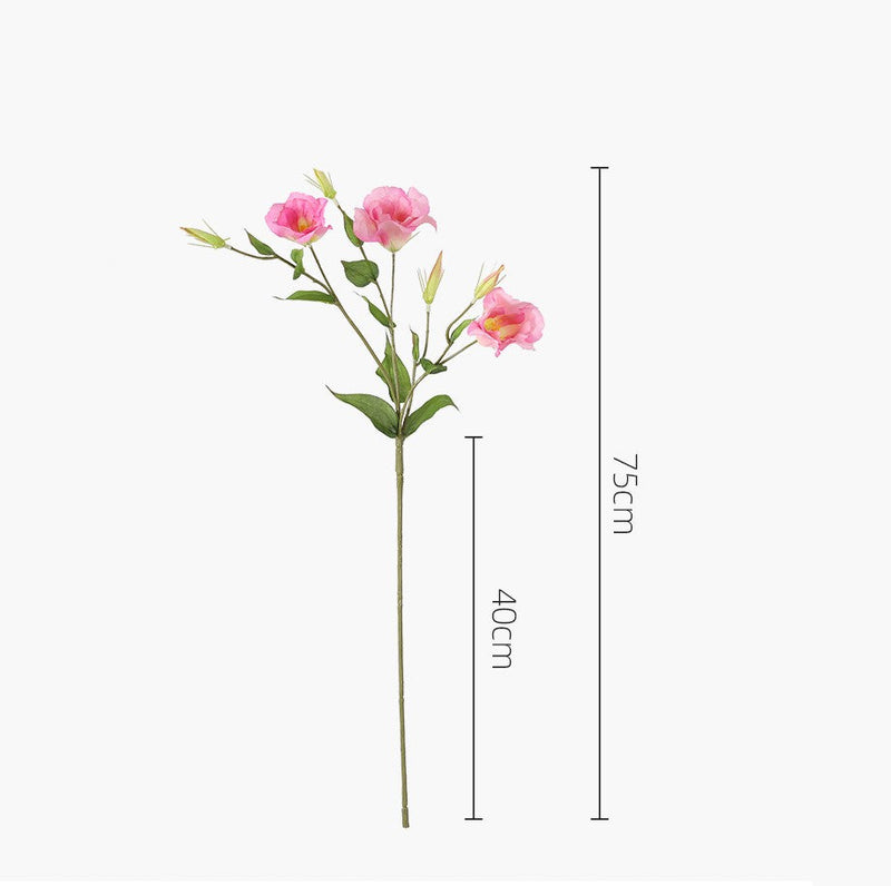 29.5 Inch Artificial Silk Lisianthus Flower Stem Bulk Wholesale