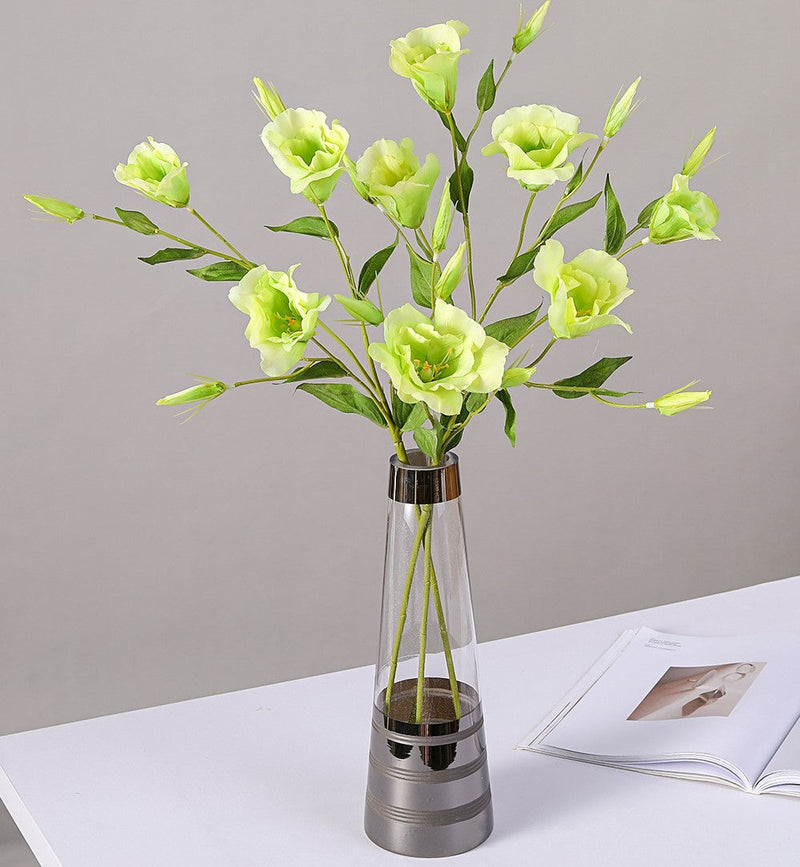 29.5 Inch Artificial Silk Lisianthus Flower Stem Bulk Wholesale
