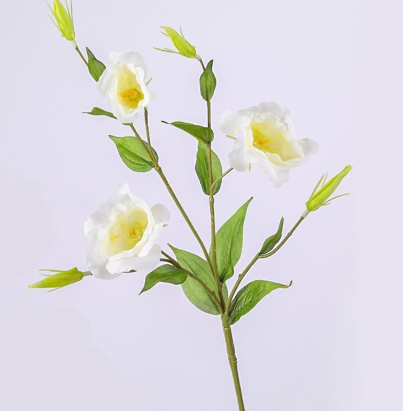 29.5 Inch Artificial Silk Lisianthus Flower Stem Bulk Wholesale