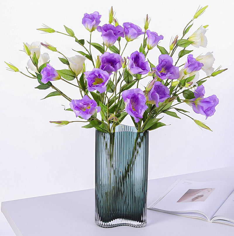 29.5 Inch Artificial Silk Lisianthus Flower Stem Bulk Wholesale