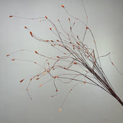 3 Pcs Artificial Matsudana Branches with Greenery Leaves 51 Inch Extra Long Bulk