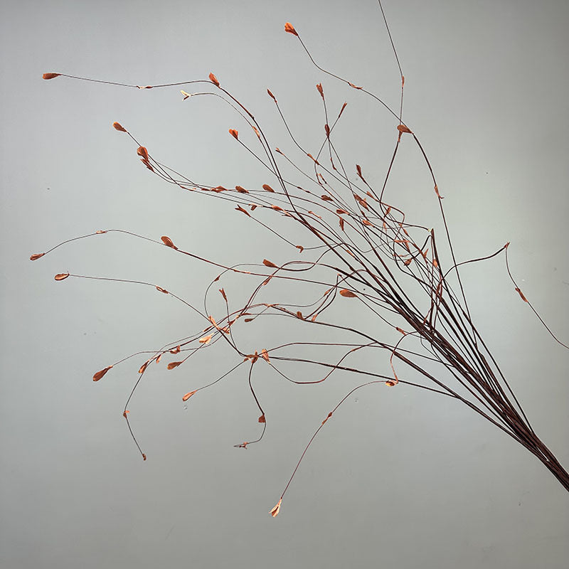 3 Pcs Artificial Matsudana Branches with Greenery Leaves 51 Inch Extra Long Bulk