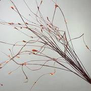 3 Pcs Artificial Matsudana Branches with Greenery Leaves 51 Inch Extra Long Bulk