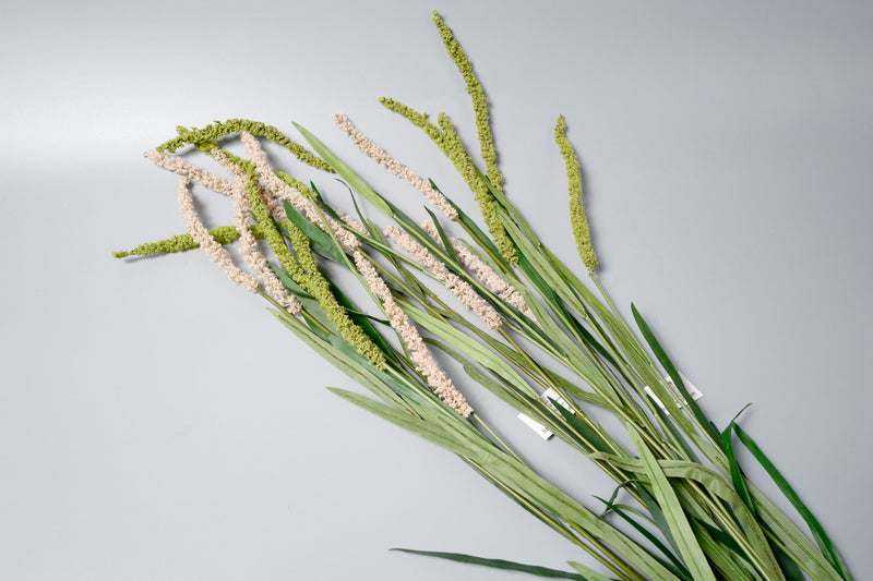 Artificial Millet Heather Bush Plant 38 Inch 1 Pc Silk Bulk Wholesale