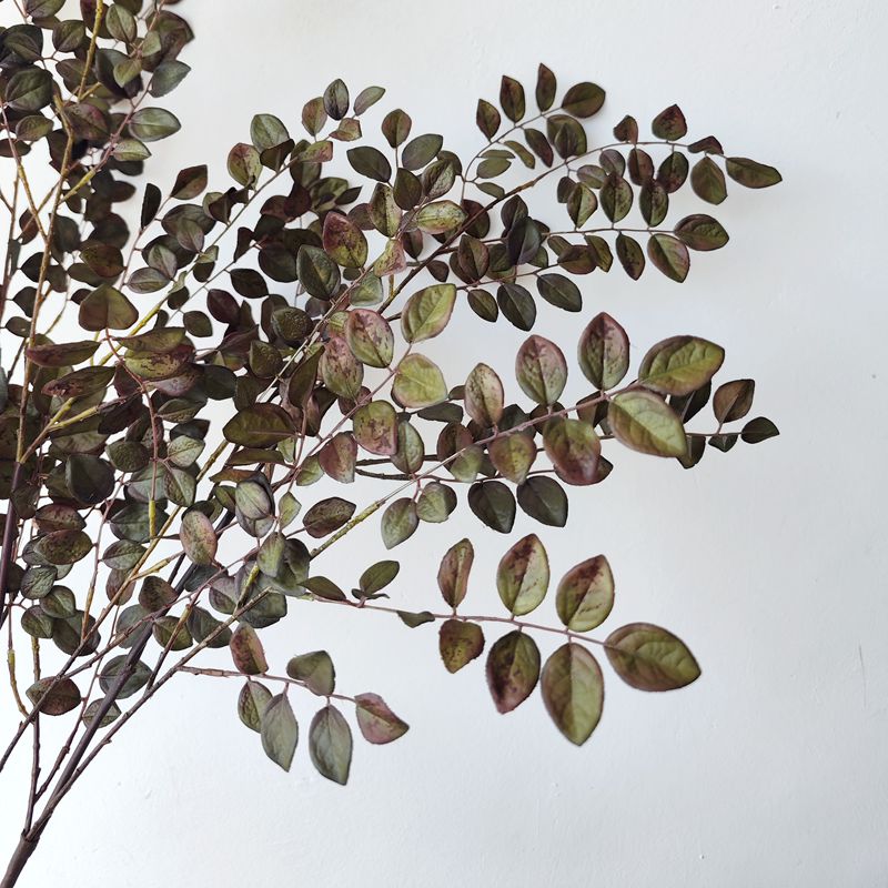 34 Inch Extra Tall Zamioculcas Plant Artificial Plum Green Leaf Spray Branches Bulk 10 Pcs