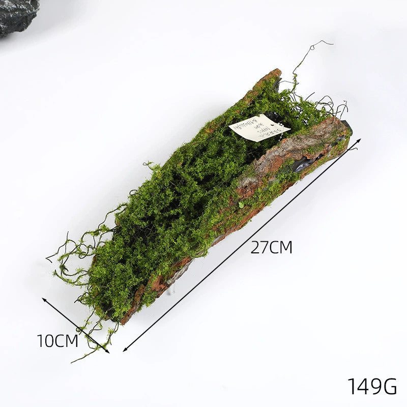 Artificial Moss Bark Decor Faux Plant for Garden, Window Display & Home Styling